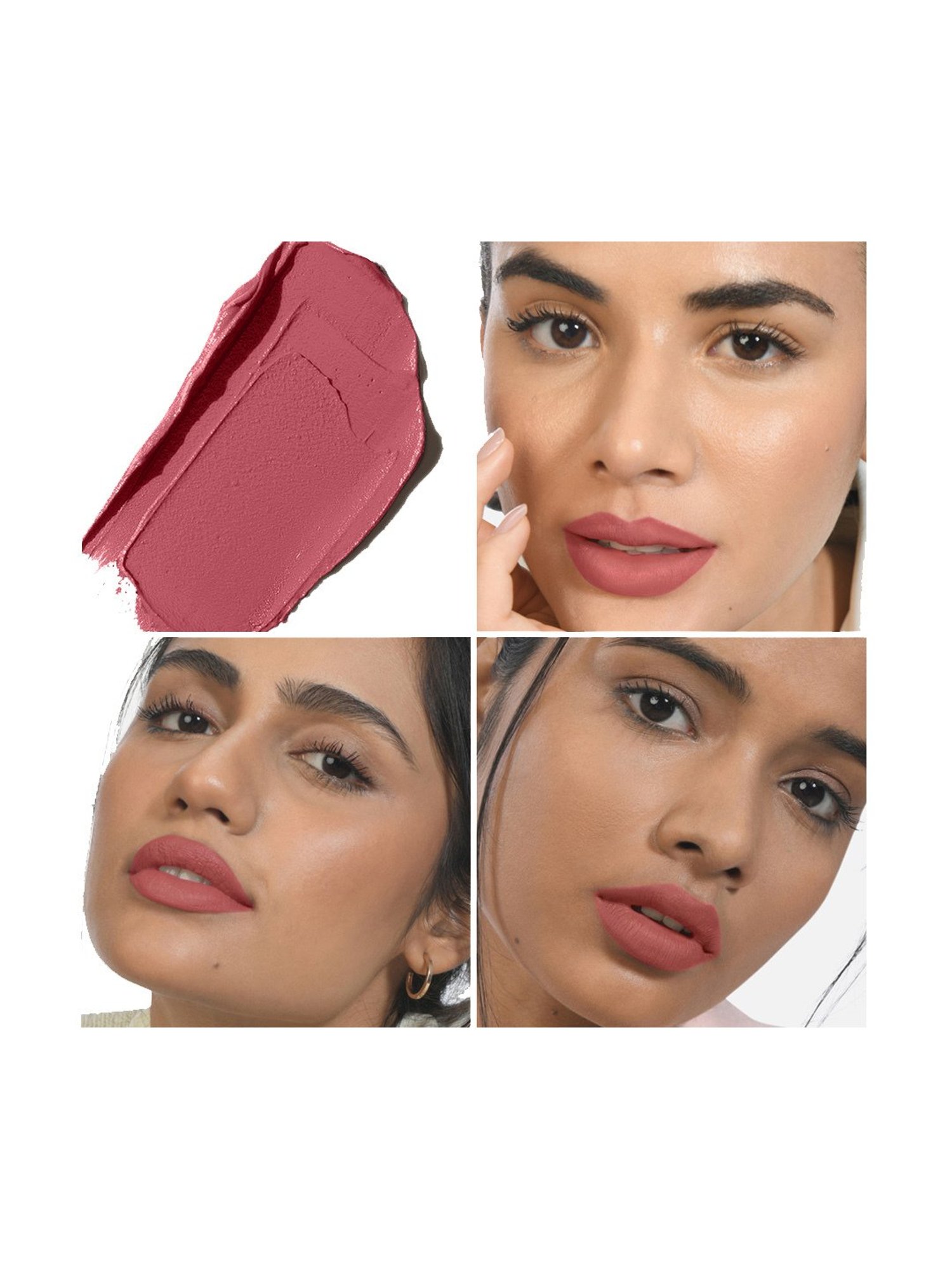 Kiro Beauty Lush Moist Matte Long Lasting Lipstick Nude Rose - 4.2 gm