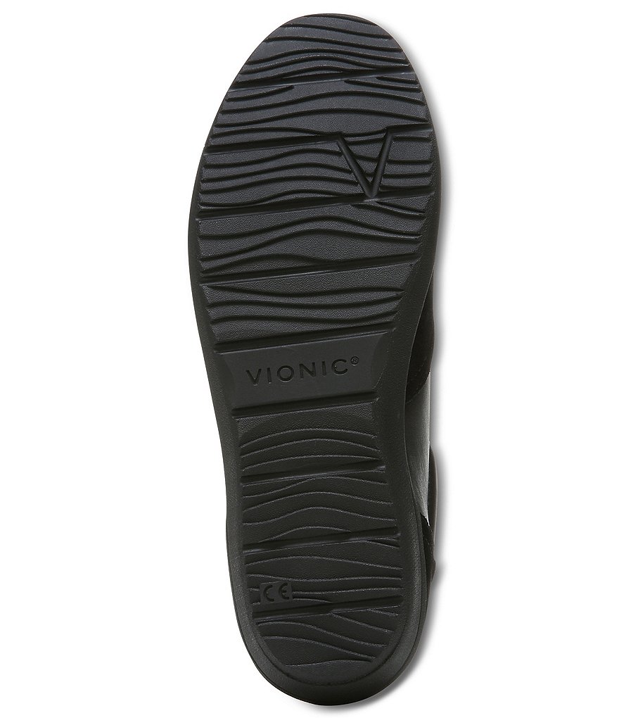 Vionic Karigan Leather And Suede Lace-Up Sneakers