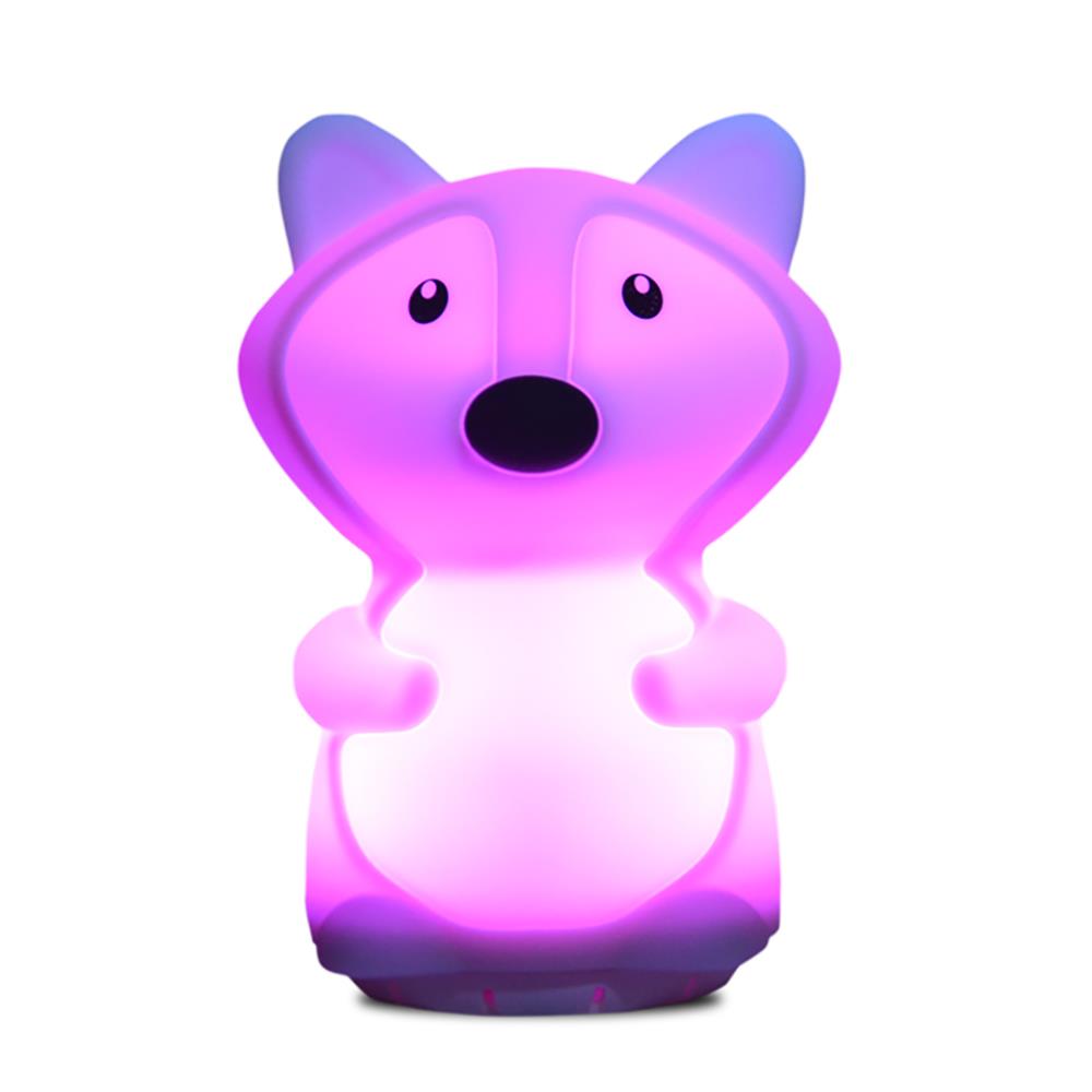 Glowing Kids Nightlight with Bluetooth Speaker  Fox