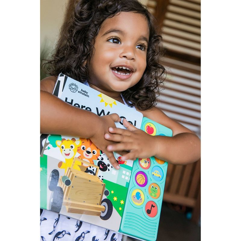 Baby Einstein - Here We Go! Listen and Learn 10-Button Sound Board Book - by Emily Skwish