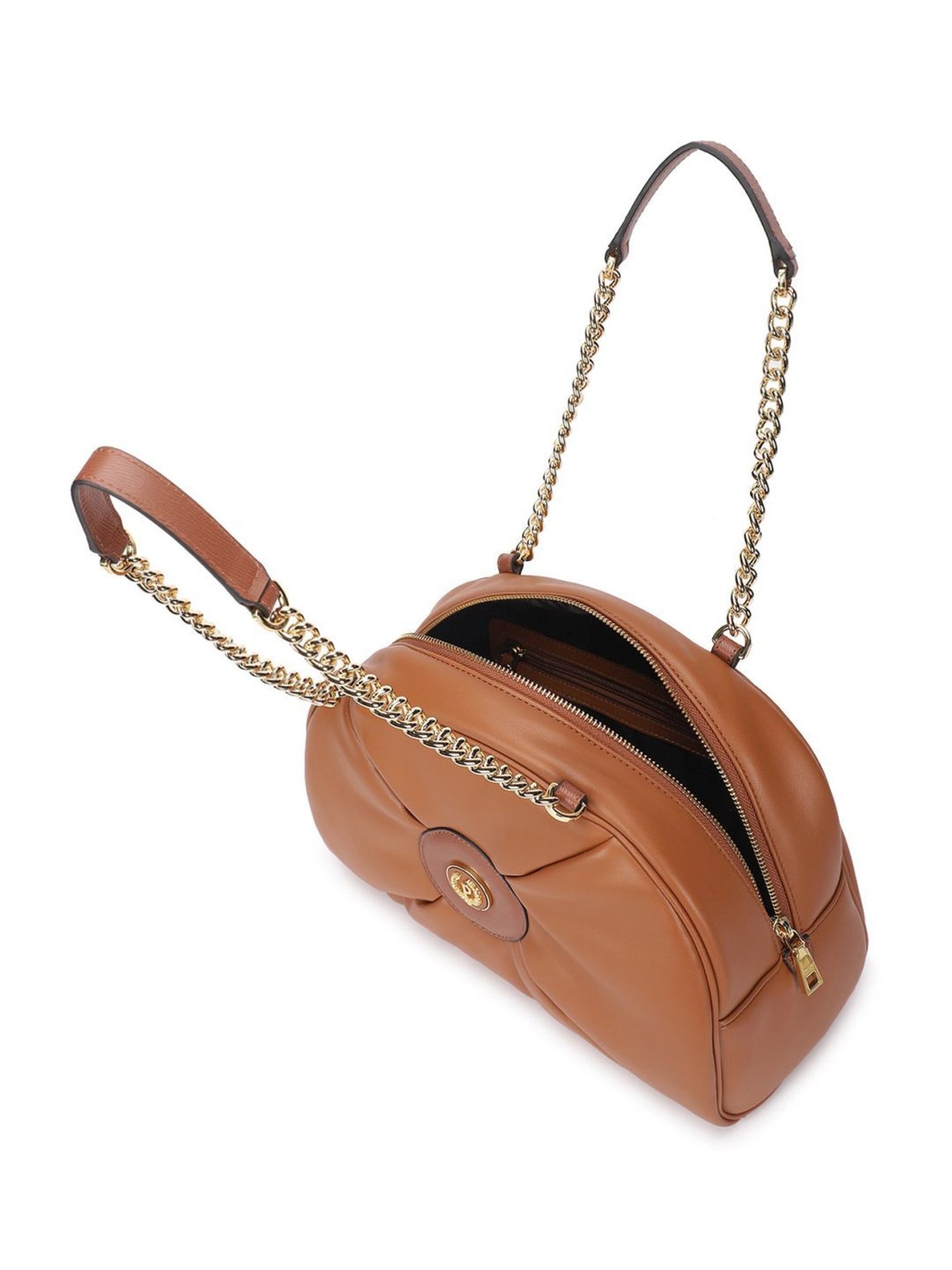 Pollini Brown Large Shoulder Bag