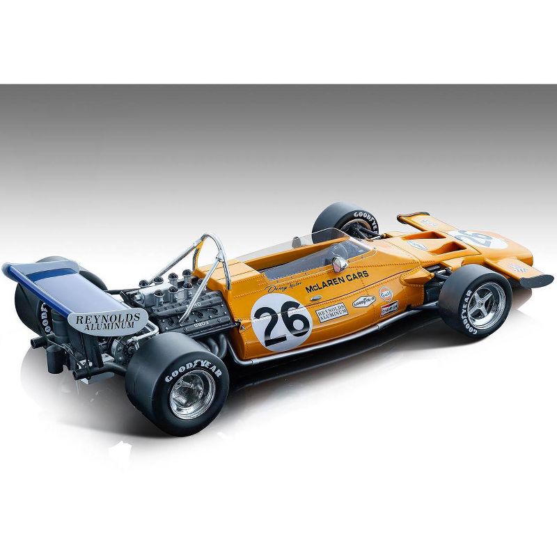 McLaren M19A #26 Denny Hulme "Gulf Oil" Formula One F1 Dutch GP 1971 "Mythos Series" Ltd Ed 110 pcs 1/18 Model Car by Tecnomodel