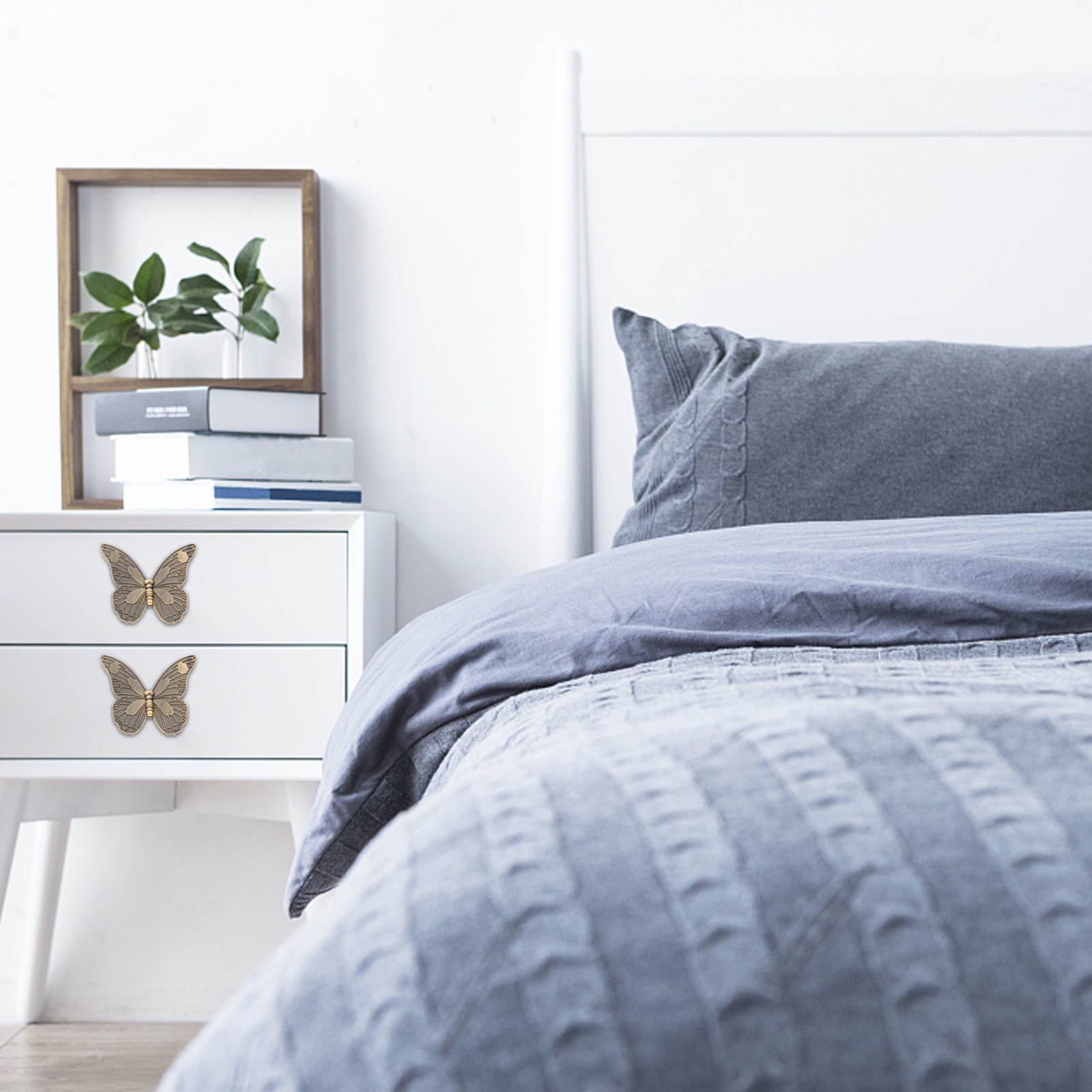 4pcs Furniture Wardrobe Butterflies Pull Handle Cabinet Knob Door Handle Drawer Handle