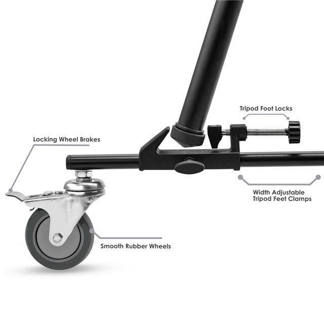 3Pod VT-2 Professional Universal Tripod Dolly with Handle & Case