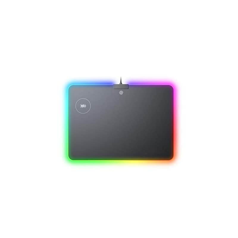 Wireless Charger Mousepad - Qi Quick Charging Gaming Mouse Pad with RGB Lighting