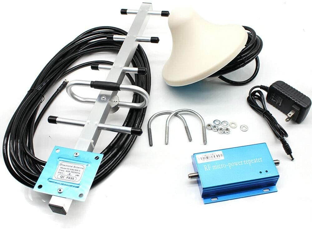 LOYALHEARTDY Cell Phone Signal Repeater Boost Amplifier Extender Kit 3G 4G CDMA 850MHz, Suitable for Home and Office, Enhance Telephone Signal Coverage