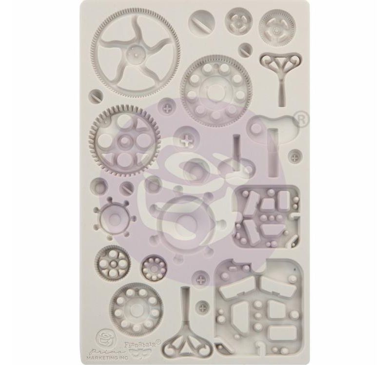 Finnabair Decor Moulds 5"X8"-Mechanica