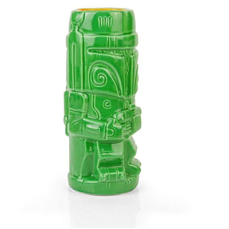Beeline Creative Geeki Tikis Star Wars Boba Fett Mug | Ceramic Tiki Style Cup | Holds 13 Ounces