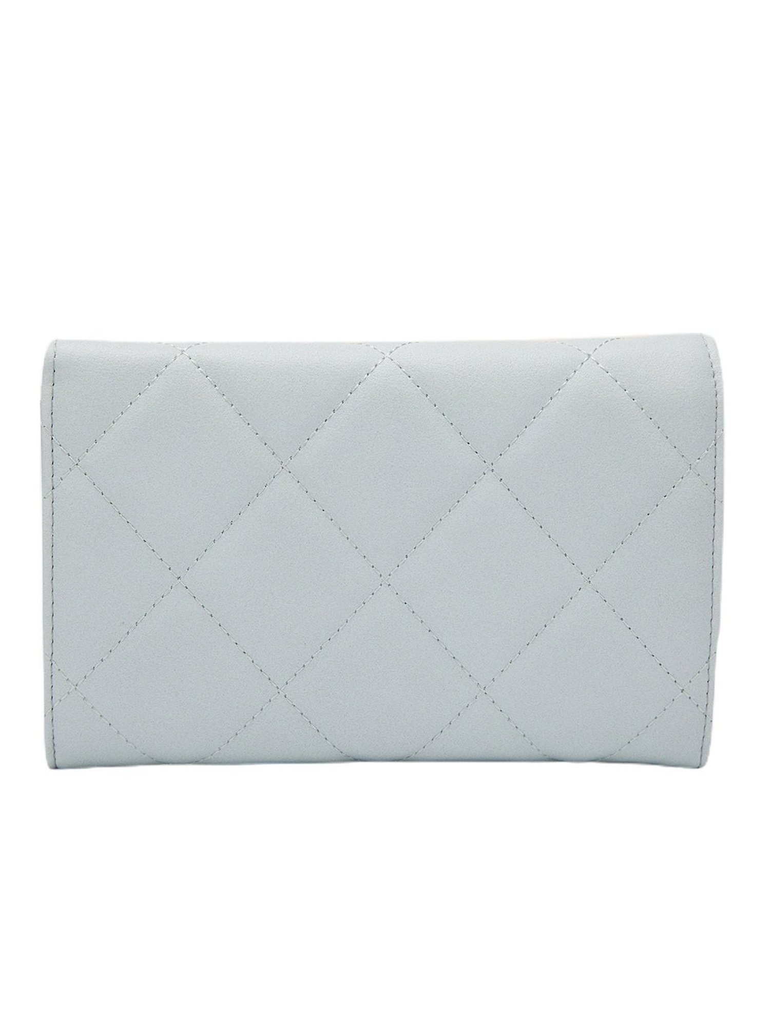 Globus Women Blue Textured Vegan Leather Pouch Sling Bag