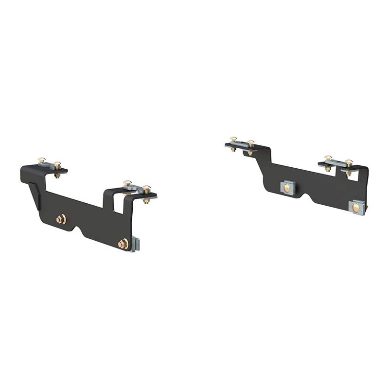 Curt 16442 Custom 5th Wheel Installation Trailer Tow Rails Brackets for Select Ford F150 Models
