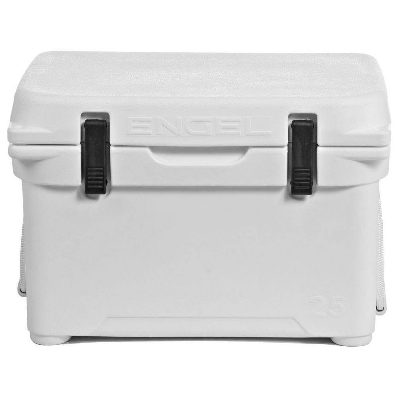 Engel 5.2 Gallon Portable Roto-Molded Ice Cooler 24 Can Capacity, White