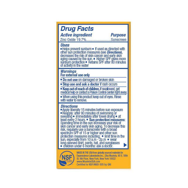 Mustela Mineral Baby Sunscreen Stick - SPF 50 - 0.6oz