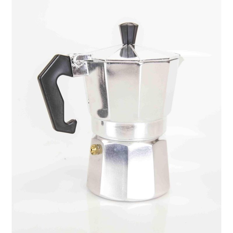 Bialetti 3 Cup Moka Stovetop Espresso Maker - Silver
