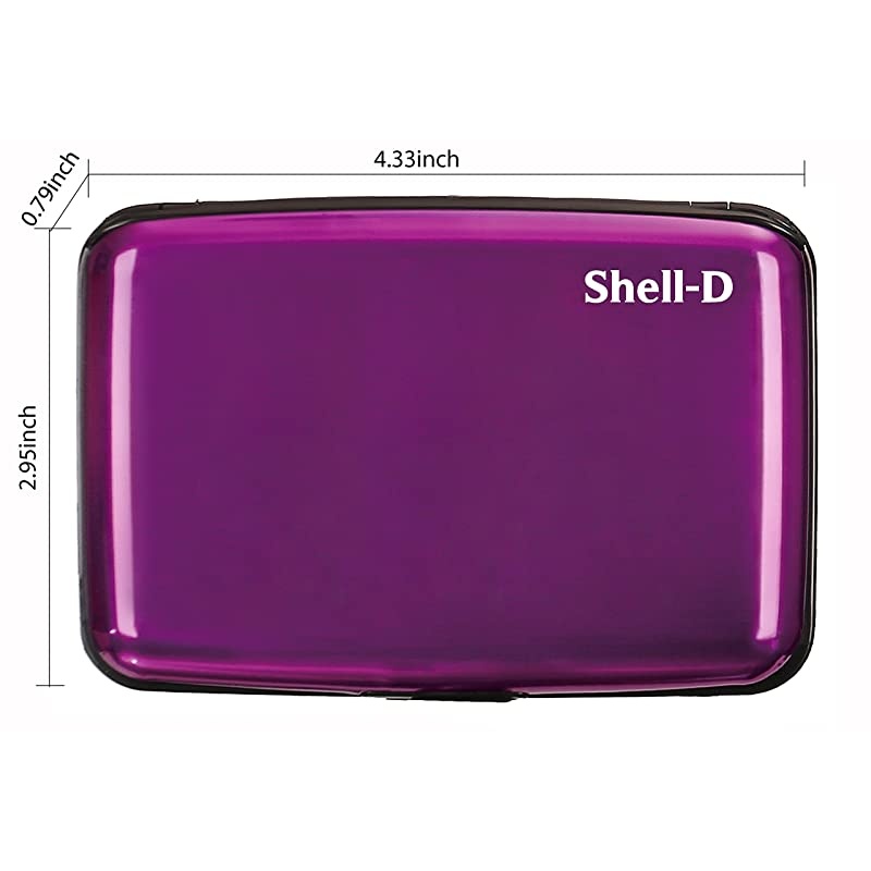 RFID Blocking Credit Card ProtectorRFID Blocking Aluminum Wallets for Women Men Card Holder for Metal ID Credit Cards Case New Upgraded