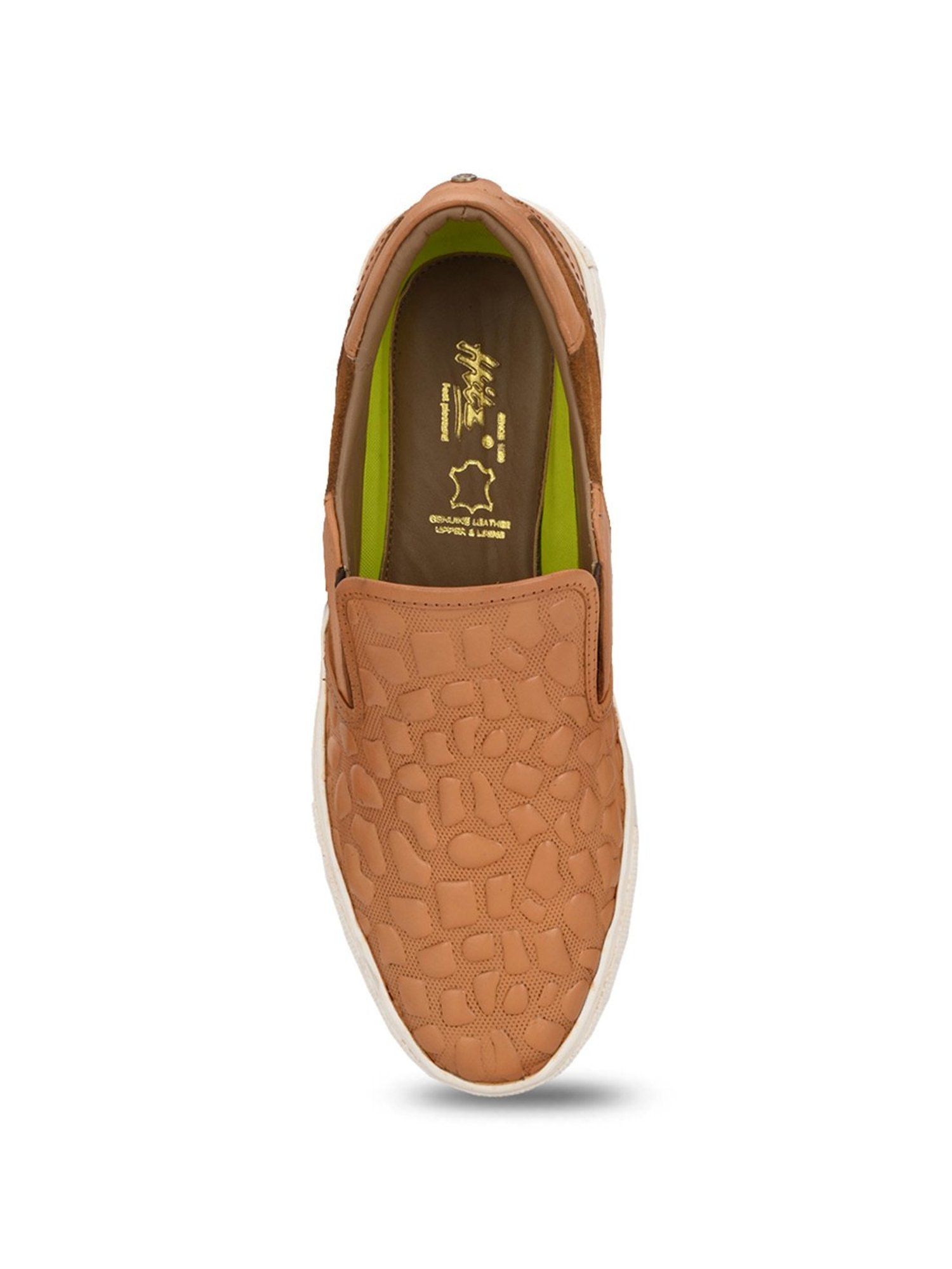 Hitz Men's Tan Casual Loafers