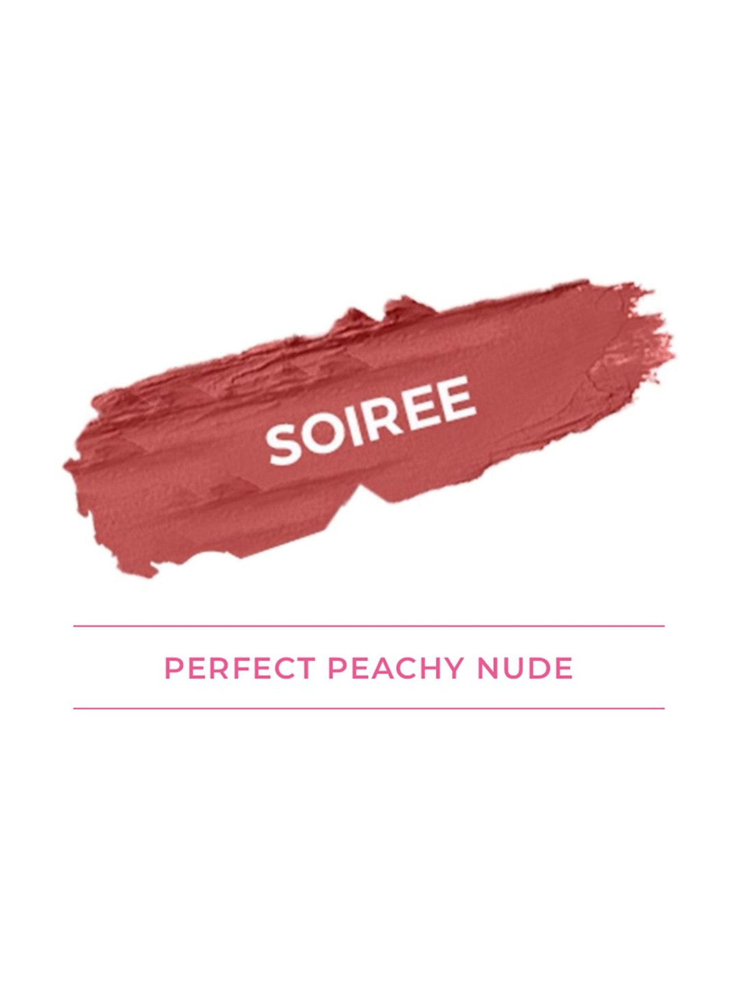 Praush Beauty Plush Matte Lipstick Soiree - 5 gm