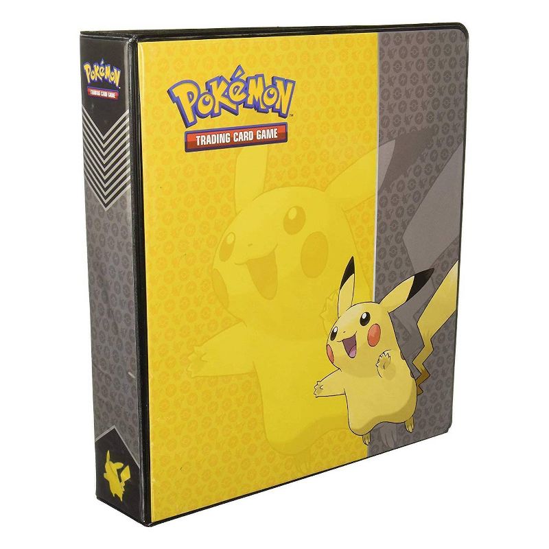 Ultra Pro Pokémon Pikachu 2" 3-Ring Binder Card Album with 100 Ultra Pro Platinum 9-Pocket Sheets Card Game