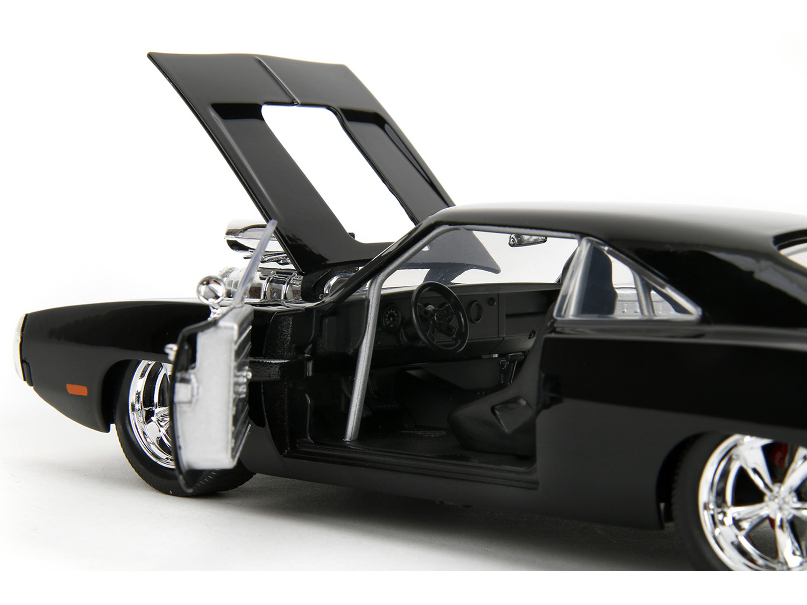 2021 Dodge Charger SRT Hellcat Gray Metallic "Fast X" (2023) Movie "Fast & Furious" Series 1/24 Diecast Model Car by Jada