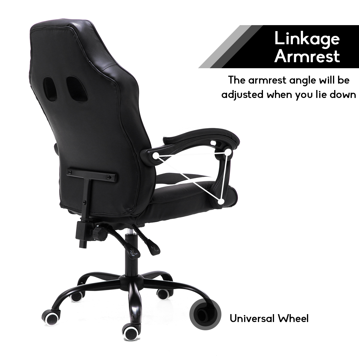 Office Chair Executive Racing Gaming Swivel Leather Sport Computer Chair Recline