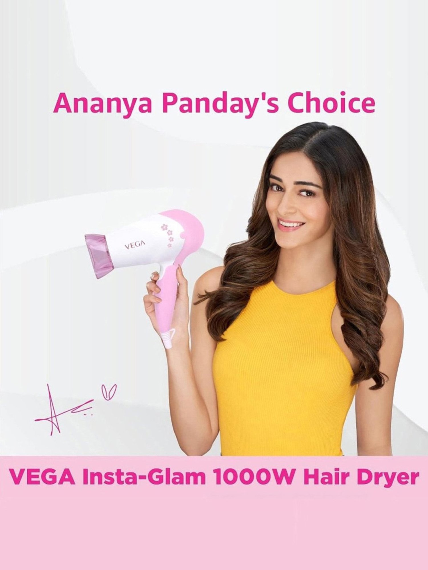 Vega 3 in 1 Keratin VHSCC-03 Hair Styler & Insta Glam VHDH-20 Hair Dryer Combo (Multicolor)