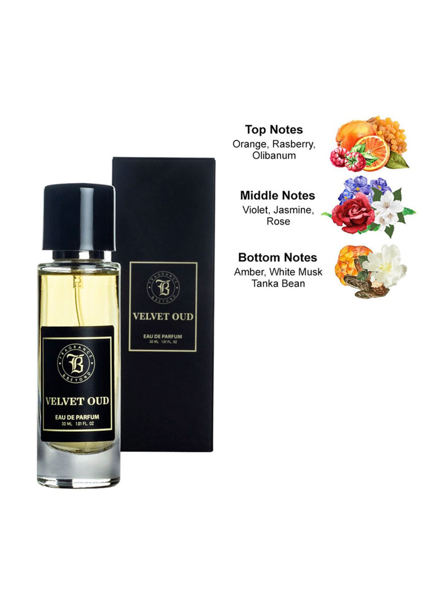 Fragrance & Beyond Velvet Oud, Eau De Perfume for Men - 30 ml