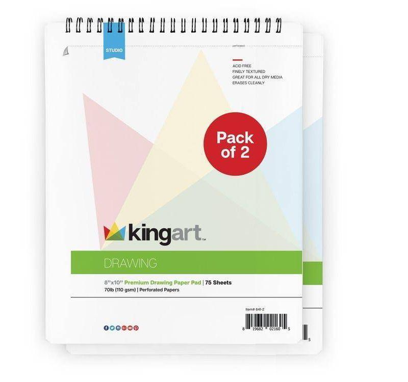 Kingart 55pc Sketching & Drawing Bundle