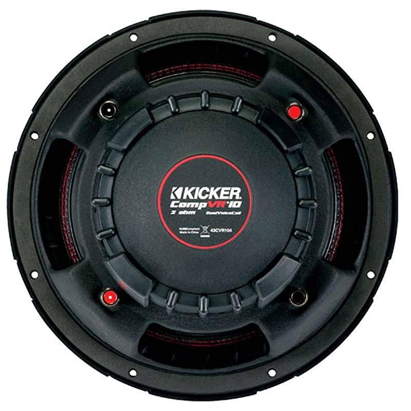 700 Watt 10 Inch CompVR 2 Ohm Subwoofer Car Bass Power Sub | 43CVR102