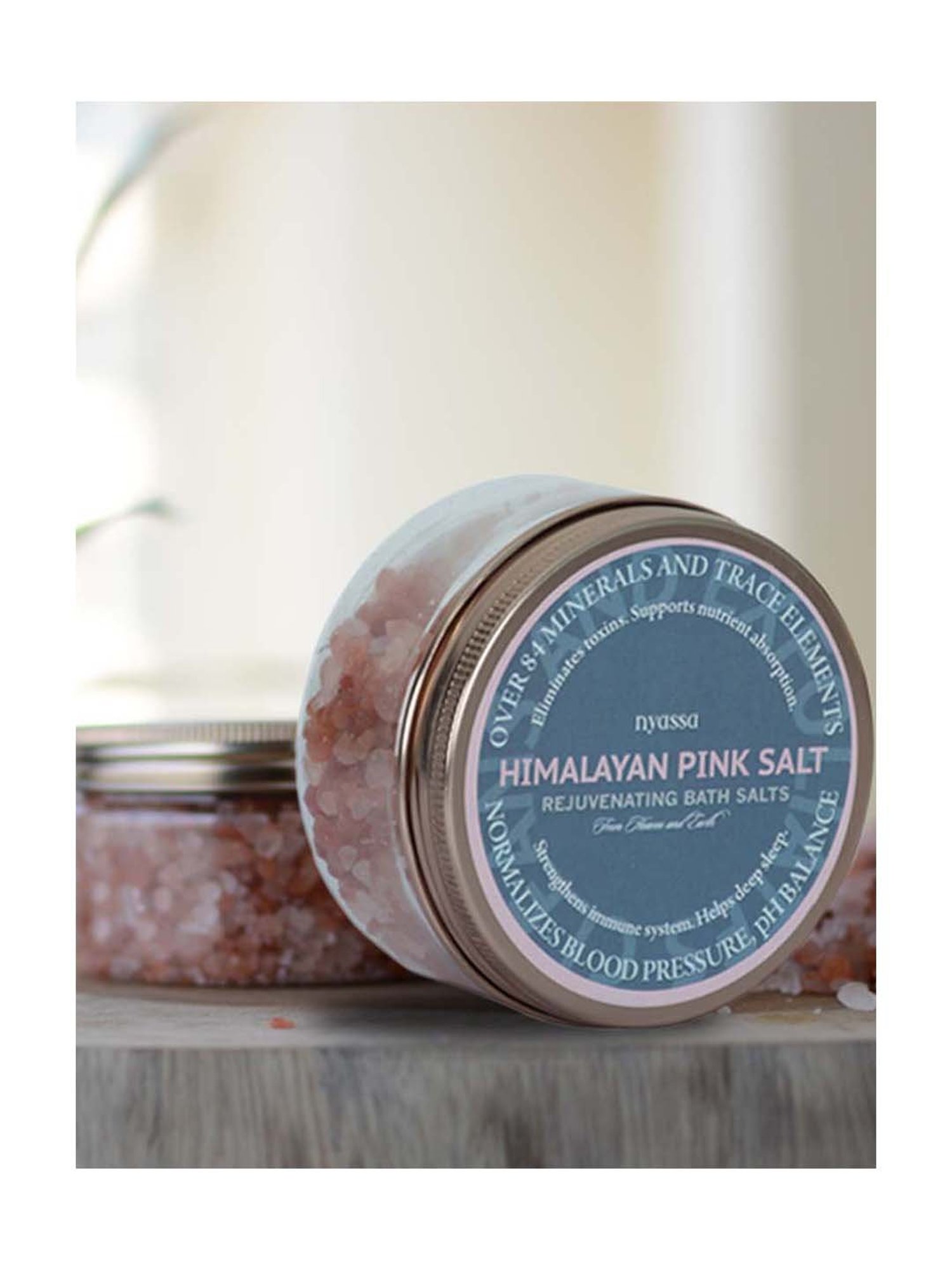Nyassa Himalayan Pink Bath Salt - 220 gm