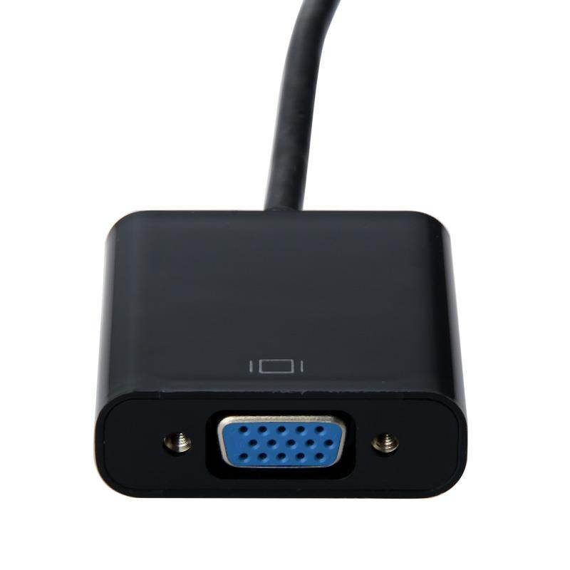 1080P HDMI Male to VGA Female Video Cable Converter with 3.5mm Audio Adapter