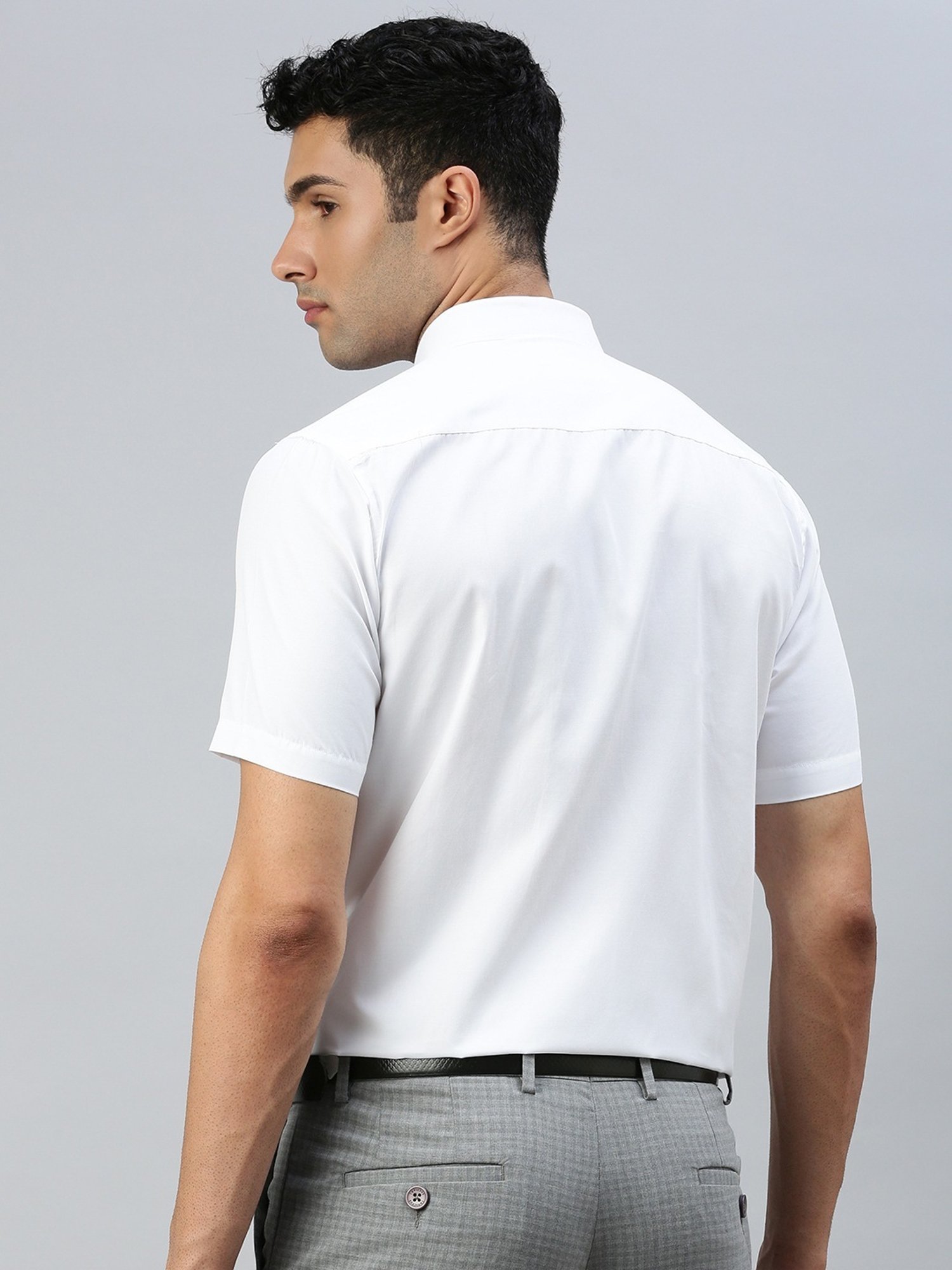 Ramraj White Regular Fit Shirt - Pack Of 2