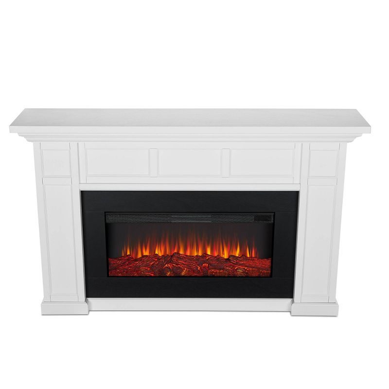Real Flame Alcott Landscape Electric Fireplace White
