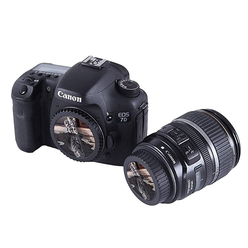 52mm Snap on Center Pinch Front Lens Cap Rear Lens Cap Body Cap Replacement for Nikon DSLR D3500 D3400 D3300 D3200 D3100 D7100 D7000 D850 P1000 D5500 D5300 Antidust Lens Protector2 Sets