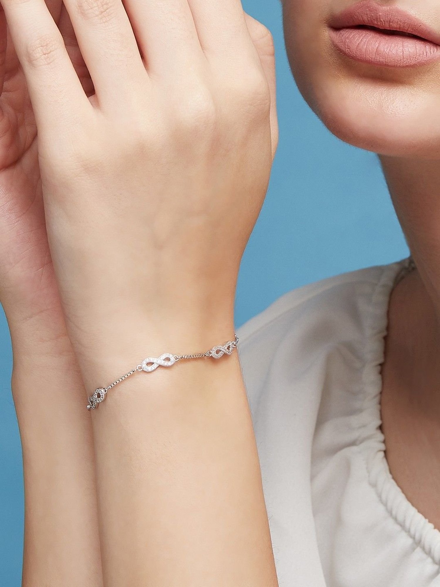 Zavya 92.5 Sterling Silver Bracelet for Women