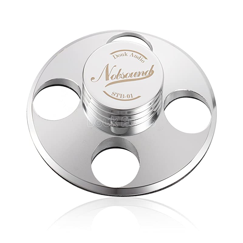 STB01 LP Vinyl Turntables Metal Disc Stabilizer Record Weight HiFi Silver