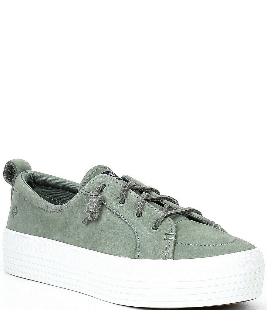 Sperry Women's Crest Vibe Leather Platform Sneakers