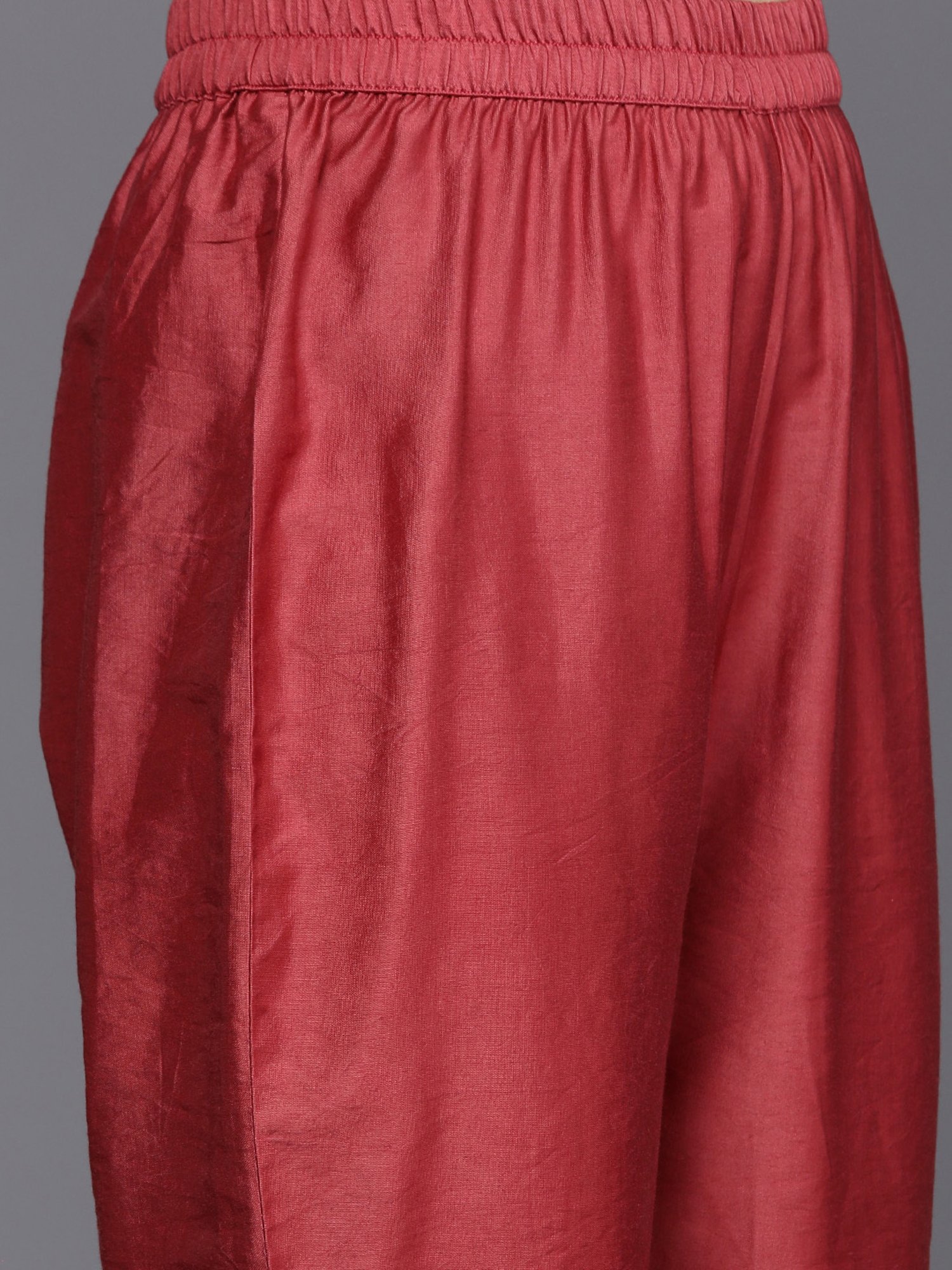 Varanga Pink Printed Kurta With Pant & Dupatta