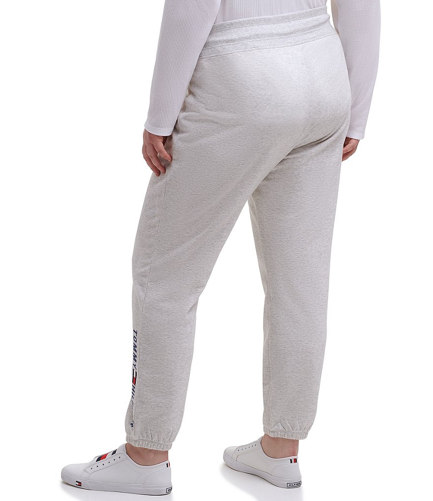 Tommy Hilfiger Sport Plus Size Embroidered Logo Elastic Ankle Joggers