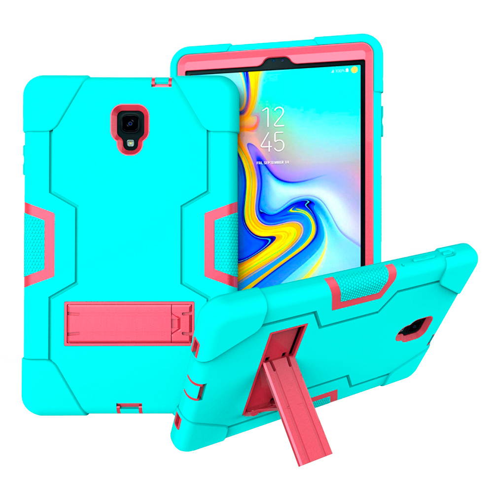 Galaxy Tab A 10.5 2018 Case,Mignova 3 Layer Heavy Duty Hybrid Shockproof Silicone+Hard PC Bumper Full-Body Protective Case Cover with Stand for Samsung Galaxy Tab A 10.5 SM-T590/T595