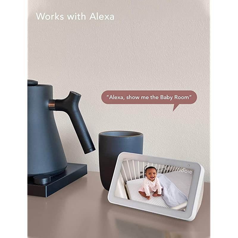 Baby Monitor WiFi Pet Camera Indoor 360degree Wireless IP Nanny Camera 1080P Home Security Camera Motion Tracking IR Night Vision Works with Alexa TwoWay Audio Motion amp Sound Detection