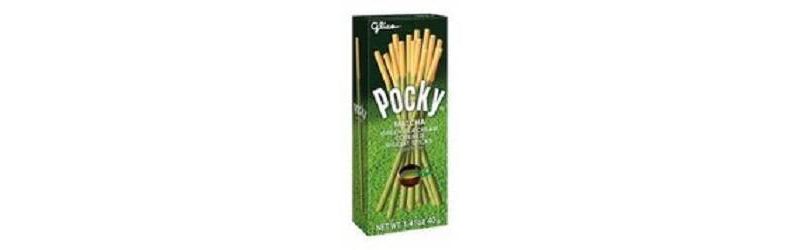 Glico Pocky Matcha Green Tea Cream Covered Biscuit Sticks - 1.41oz