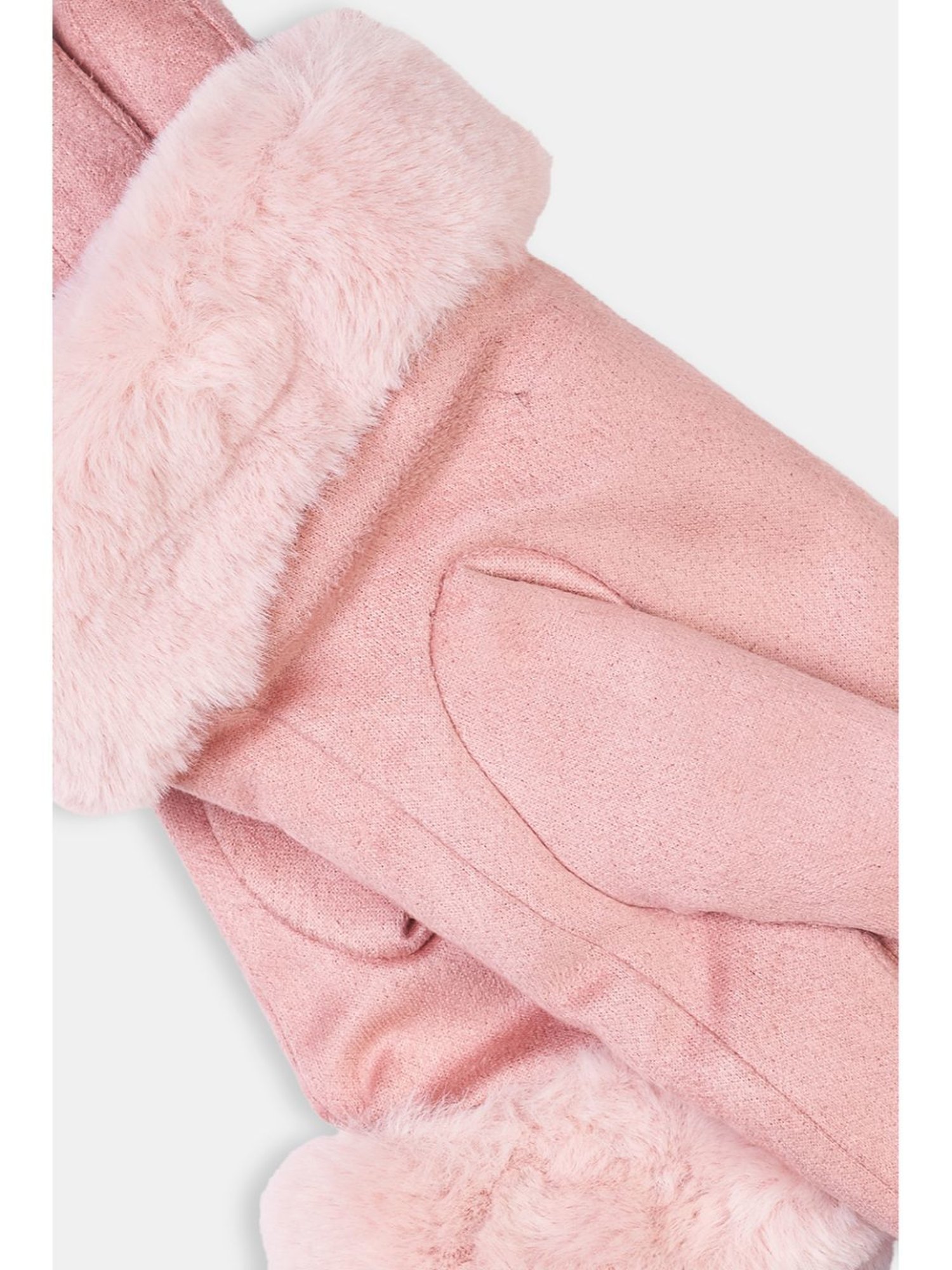 Forever Glam by Pantaloons Pink Solid Gloves