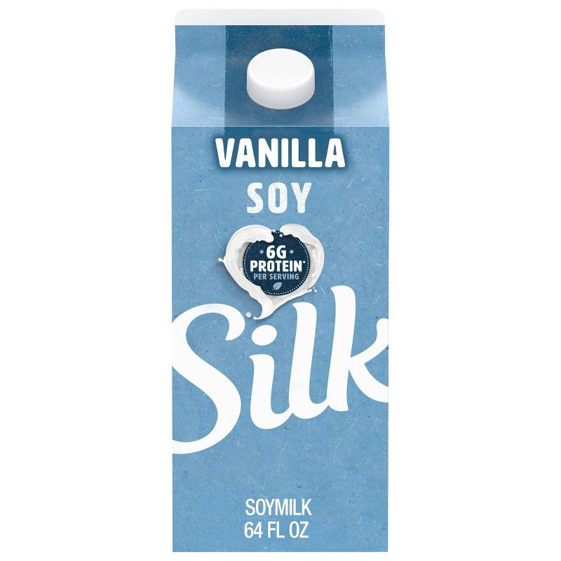 Silk Vanilla Soy Milk - 0.5gal
