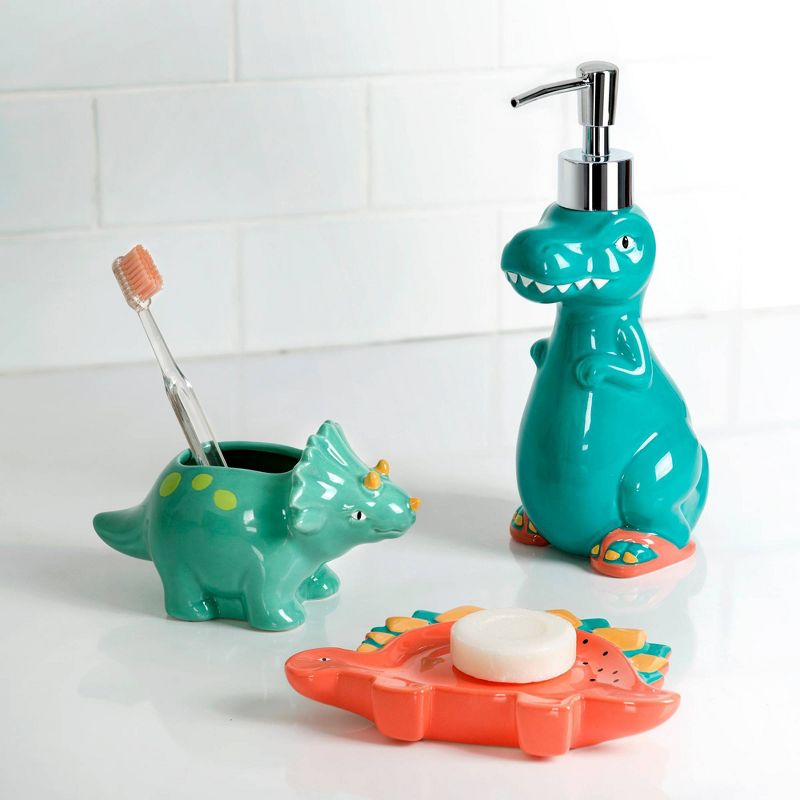 3pc Dinosaur Bath Set with Soap Dish - Allure Home Creations