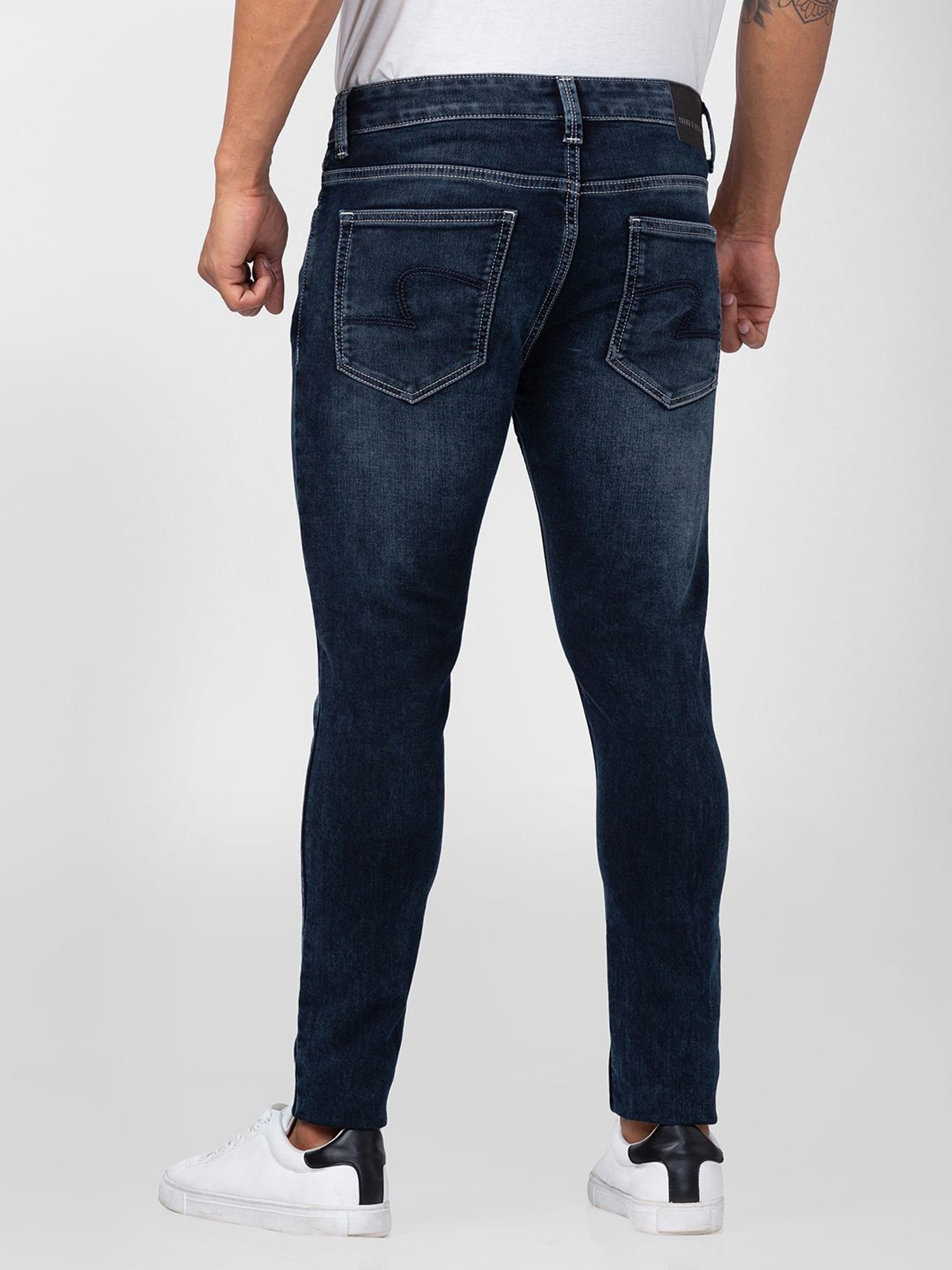 American Eagle Blue Cotton Regular Fit Jeans