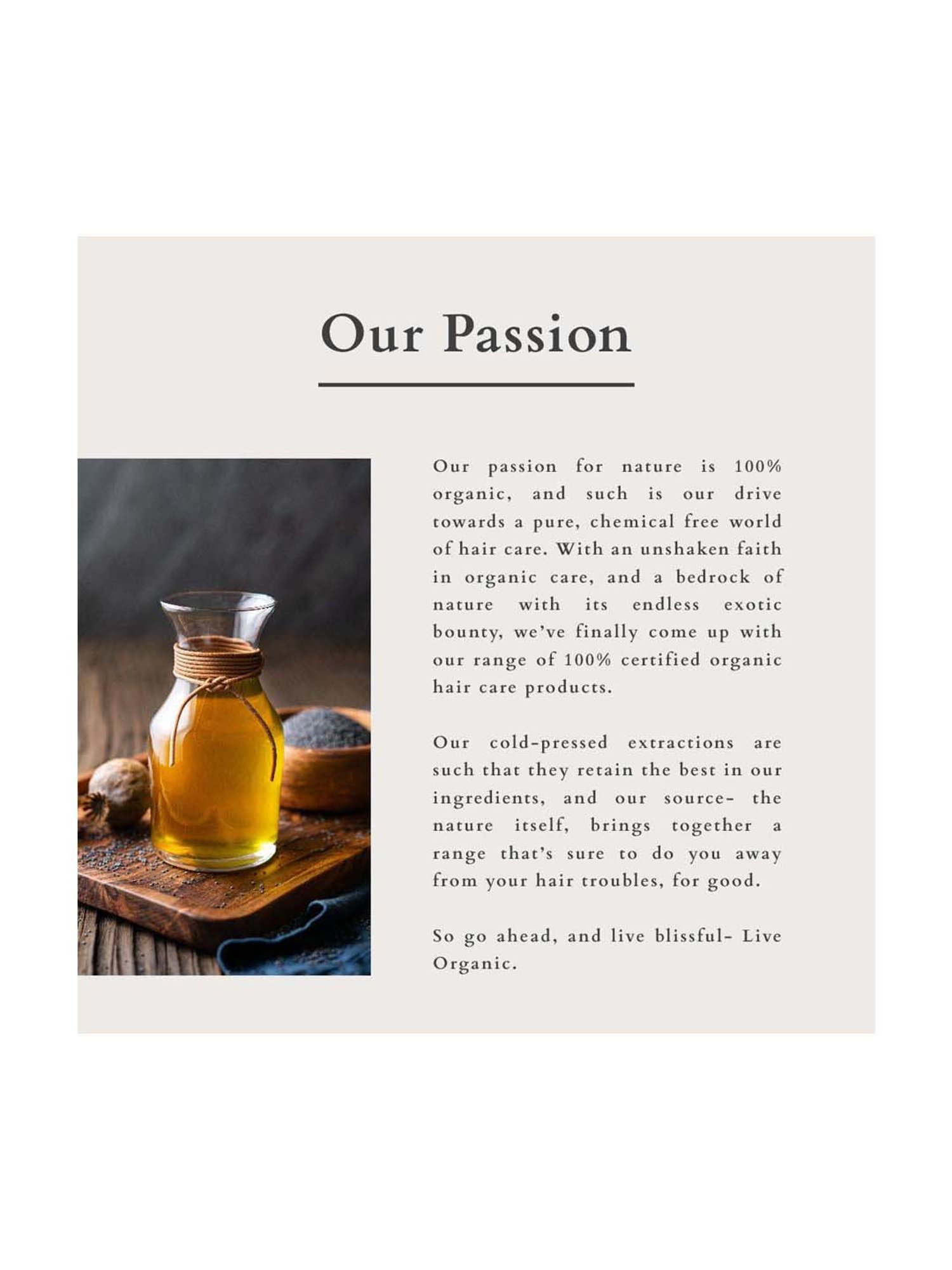 Lotus Organics+ Hair Fall Control Multi-Herbs Oil - 200 ml