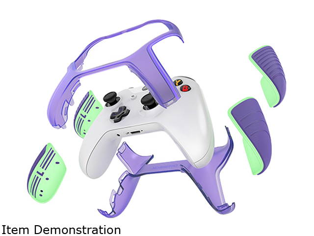 OtterBox Xbox One Antimicrobial Easy Grip Controller Shell, Galactic Dream Purple/Glow in the Dark