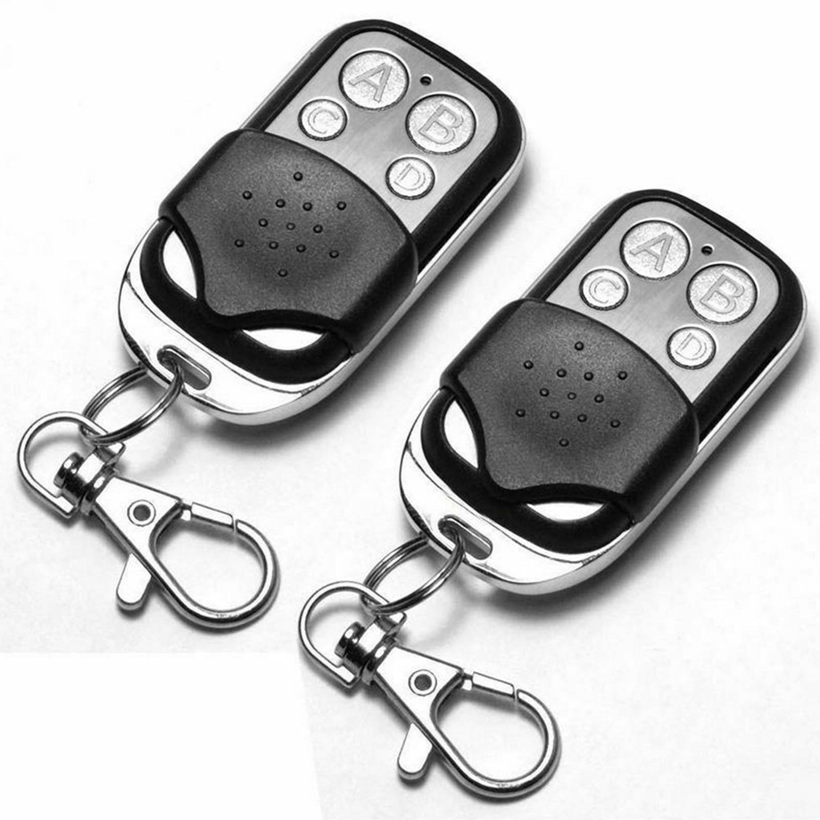 4x Radio Alarm System Handheld Transmitter Garage Door 433.92 MHz Universal Remote Control