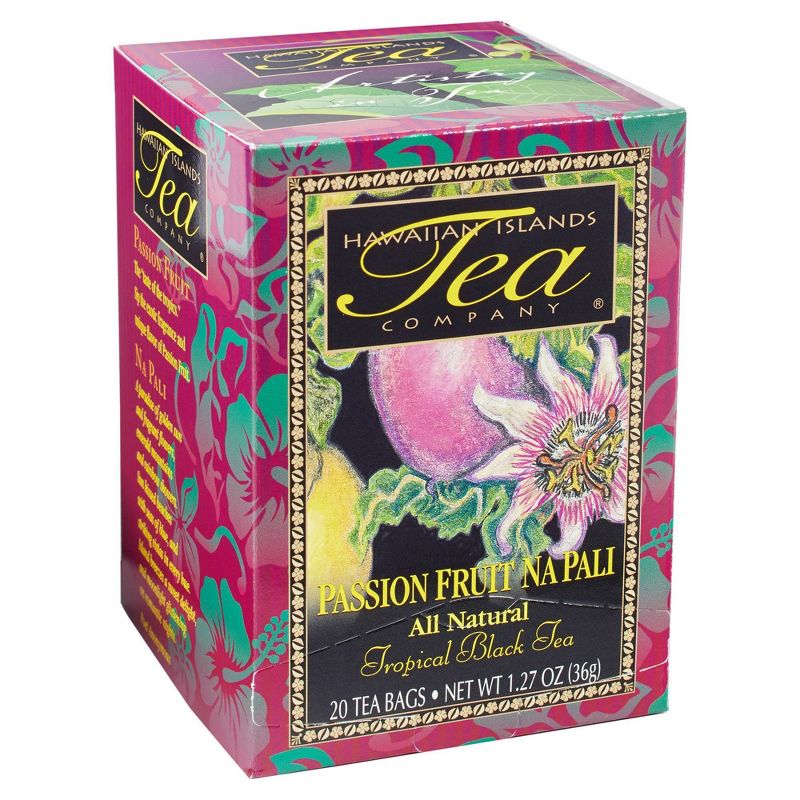 Hawaiian Islands Tea Company Passion Fruit Na Pali Black Tea - 20ct