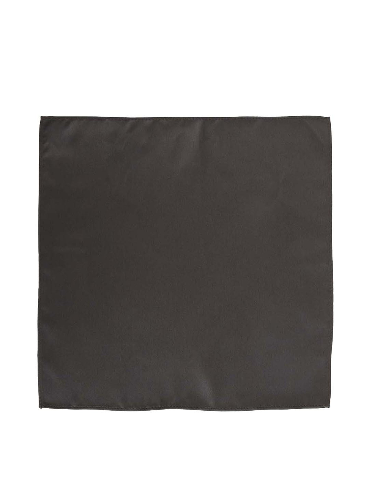 CHOKORE Brown and Yellow Plaid Pocket Square