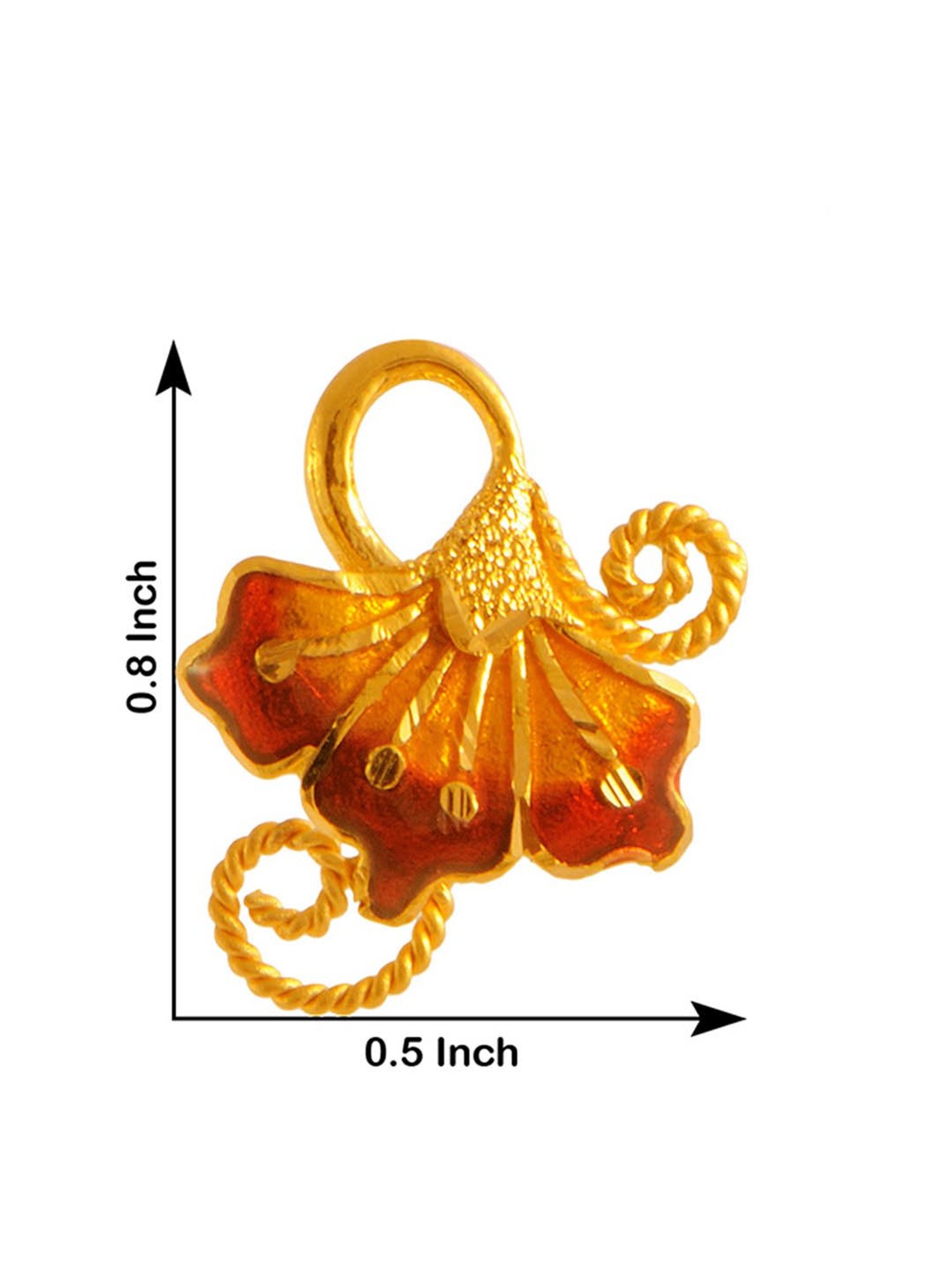 P.C. Chandra Jewellers 22 kt Gold Earrings